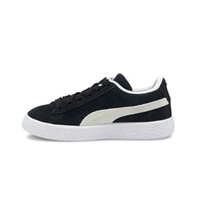 PUMA Suede Classic XXI (Little Kid) Black White 11 Little